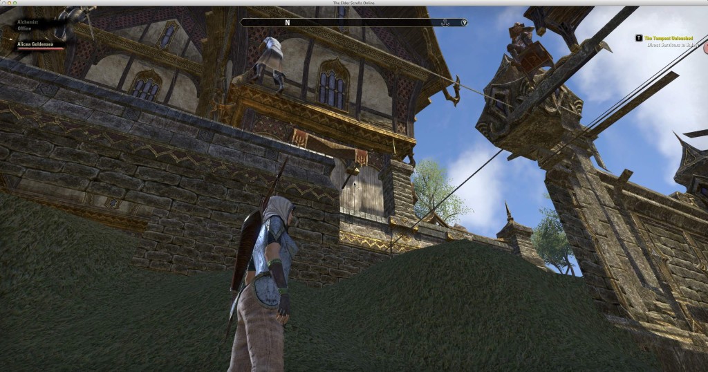 How to Use Chat in ESO - Stuck under the stairs