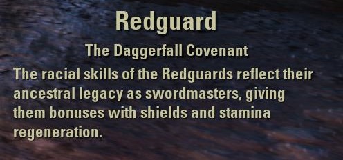 Exploring the Elder Scrolls Online - Redguard Description